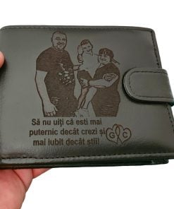 portofel negru cu capsa Sa nu uiti.