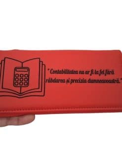 Portofel dama rosu Contabilitatea