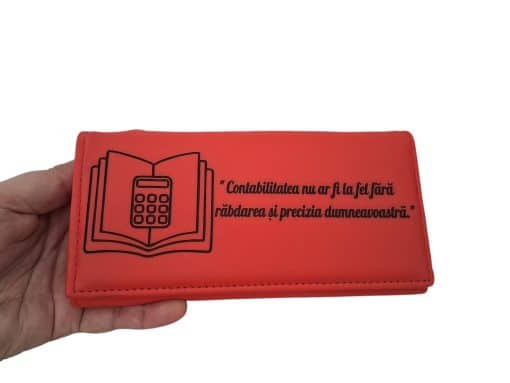 Portofel dama rosu Contabilitatea