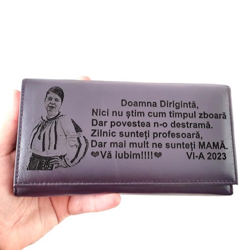 Portofel dama mov Doamna Diriginta