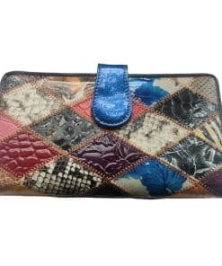Portofel dama Piele Naturala 5 personalizat   in interior multi color personalizat cu poza si text(Poza tip portret maxim 2 persoane si text scurt)