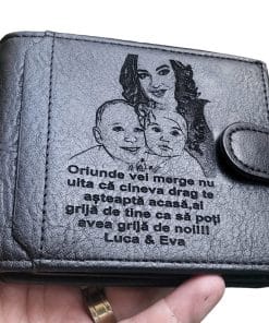 Portofel din piele personalizat oriunde vei merge