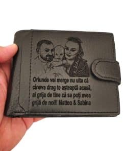 cadou personalizat portofel Oriunde vei merge