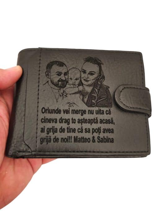 cadou personalizat portofel Oriunde vei merge