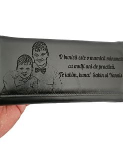 portofel dama negru piele naturala O bunica este o mamica