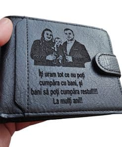 portofel negru cu capsa Iti uram la multi ani
