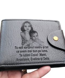 Portofel personalizat piele tu esti sprijinul nostru