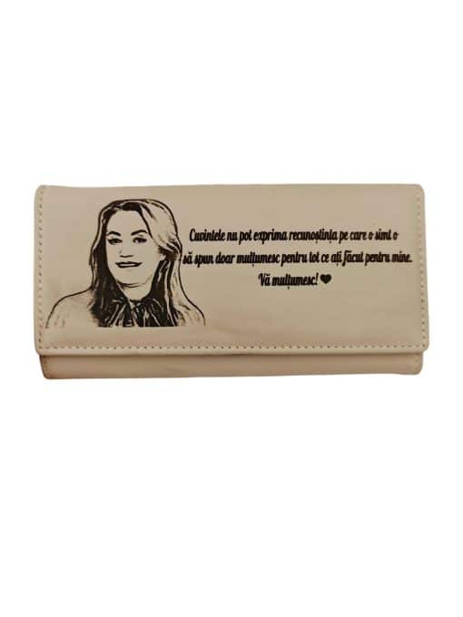 portofel dama personalizat Cuvintele