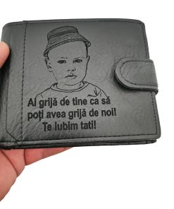 portofel cu capsa negru Ai grija de tine 2