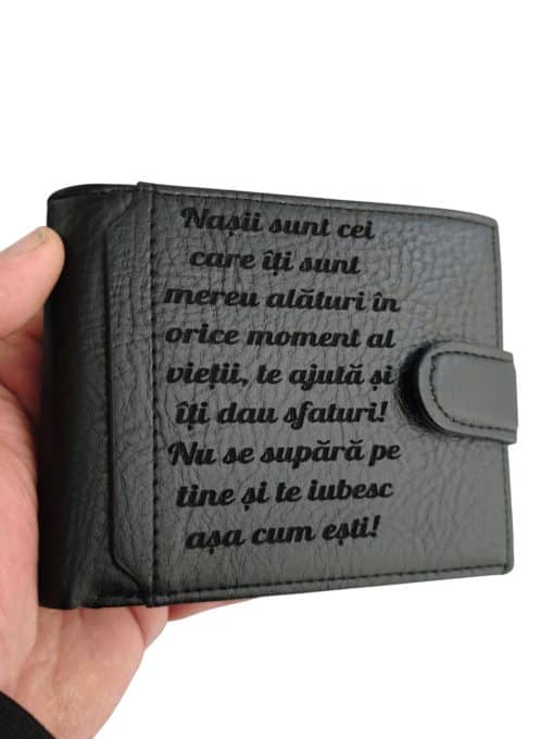 portofel negru cu capsa Nasii sunt