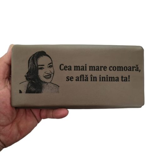 portofel dama personalizat beige Cea Mai mare Comoara