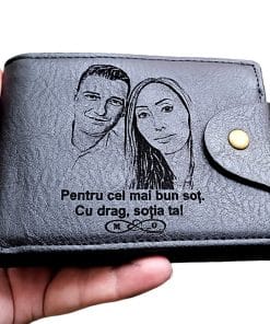 Portofel piele negru Cel mai bun sot