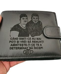 portofel negru cu capsa Cand simti