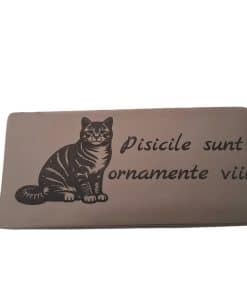 portofel piele naturala dama beige Pisicile sunt ornamente vii