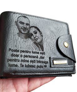 Portofel personalizat poate pentru lume