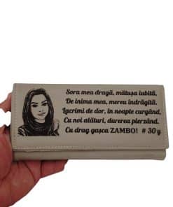 portofel dama beige Sora mea
