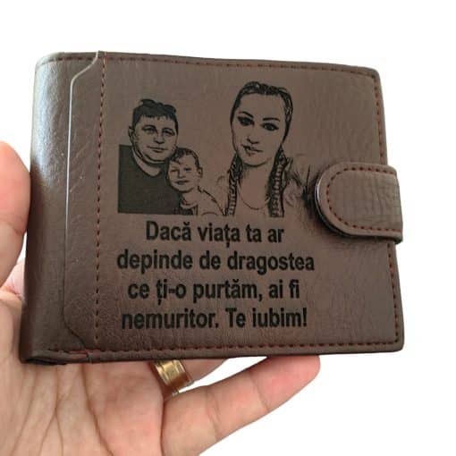 portofel maro cu capsa Daca viata ta ar depinde