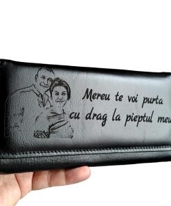 portofel dama negru La pieptul meu