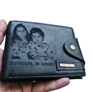 Portofel Personalizat 'Bunicule, te iubim'