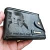 Portofel Personalizat Cel mai bun nas 3 - Portofel Personalizat 'Cel mai bun nas 3', barbati, piele , cu capsa, negru - Portofelul Meu