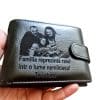 Portofel Personalizat Familia reprezinta raiul - Portofel Personalizat 'Familia reprezinta raiul', barbati, piele naturala , maro - Portofelul Meu