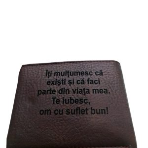 Portofel Personalizat 'Iti multumesc ca existi'