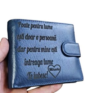 Portofel Personalizat 'Poate pentru lume pnnb'