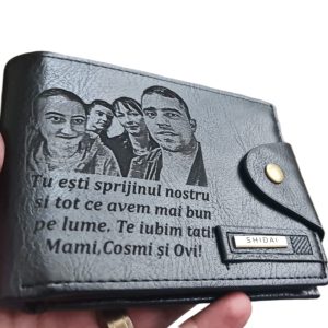Portofel Personalizat 'Tu esti sprijinul nostru'