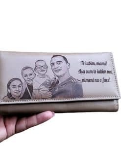portofel dama piele naturala beige Nimeni nu o face!