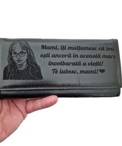 portofel dama negru Mami iti multumesc