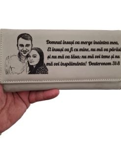 portofel dama beige Domnul insusi