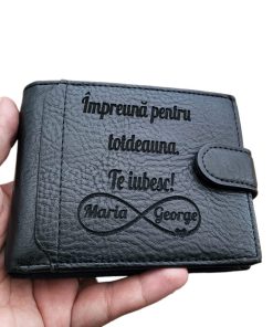 Portofel personalizat Impreuna pentru totdeanua