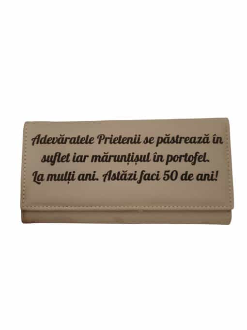 cadu pentru ea portofel beige pastreaza
