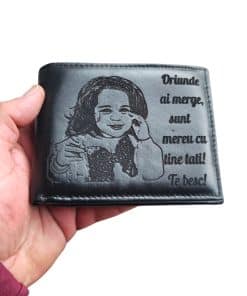 portofel piele naturala negru fara capsa Oriunde