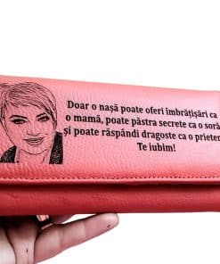 Portofel dama rousu piele naturala DOAR O NASA