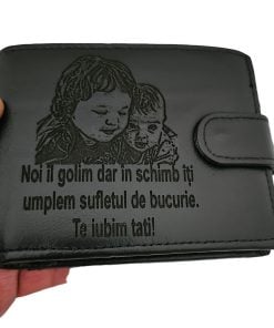 portofel negru cu cpasa Iti umplem sufeltul de bucurie