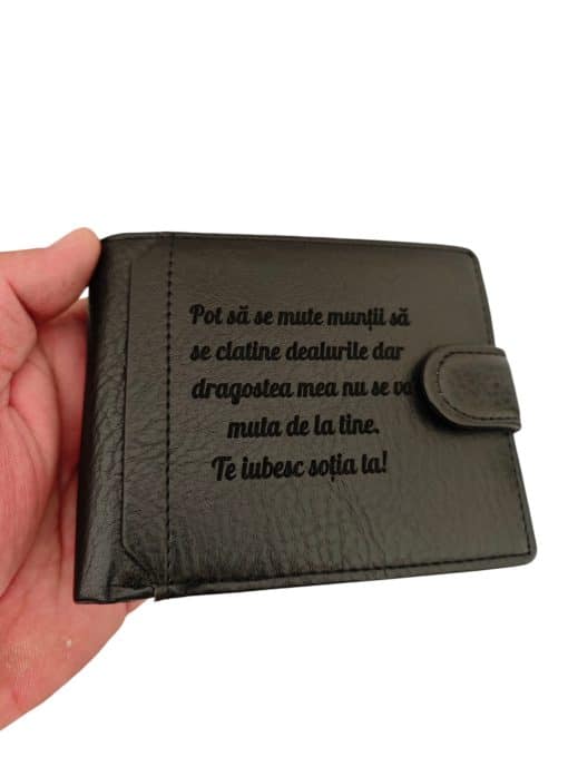 Cadou personalizat portofel Pot sa se mute muntii