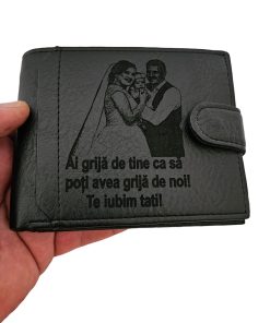 portofel cu capsa negru Ai grija de tine 2