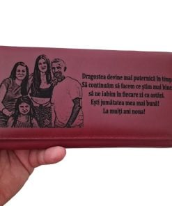 portofel dama rosu Dragostea devine mai puternica