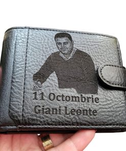 Portofel personalizat piele data nasteri si nume