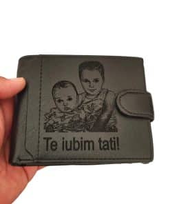 portofel cu poza personalizat tati