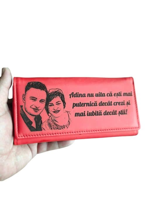 portofel dama rosu iubita