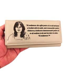 portofel dama beige Va multumesc