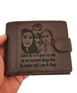 portofel personalizat maro Cand iti va fi greu