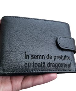 Portofel personalizat piele naturala Cu toata dragostea