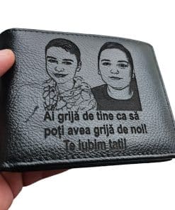 portofel barbat piele naturala negru fara capsa Sa poti avea