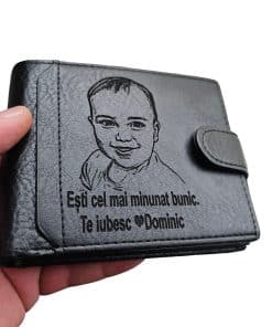cado portofelbarbat negru cu capsa Esti cel mai minunat bunic