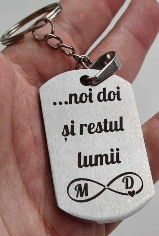 breloc personalizat noi doi