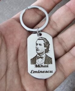 Breloc personalizat poza si text