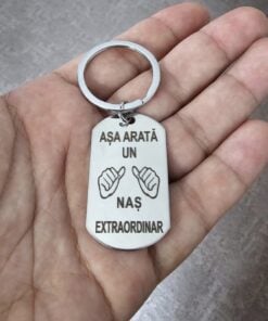 breloc personalizat nas extraordinar